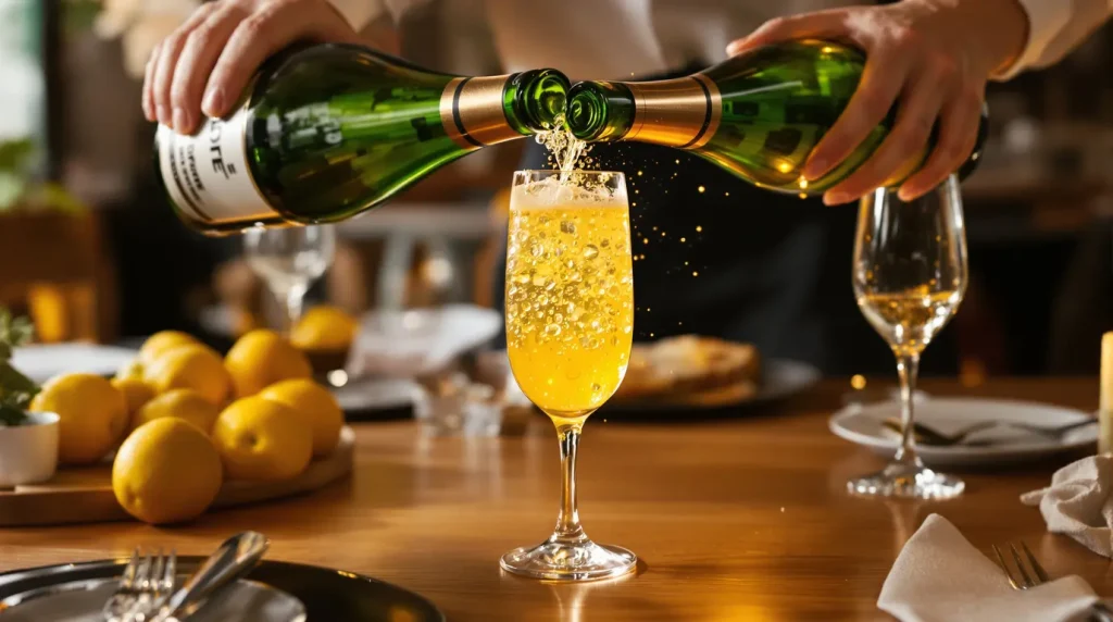 « Mes invités ont cru que j'avais engagé un barman » : ce cocktail au champagne se prépare en seulement deux minutes